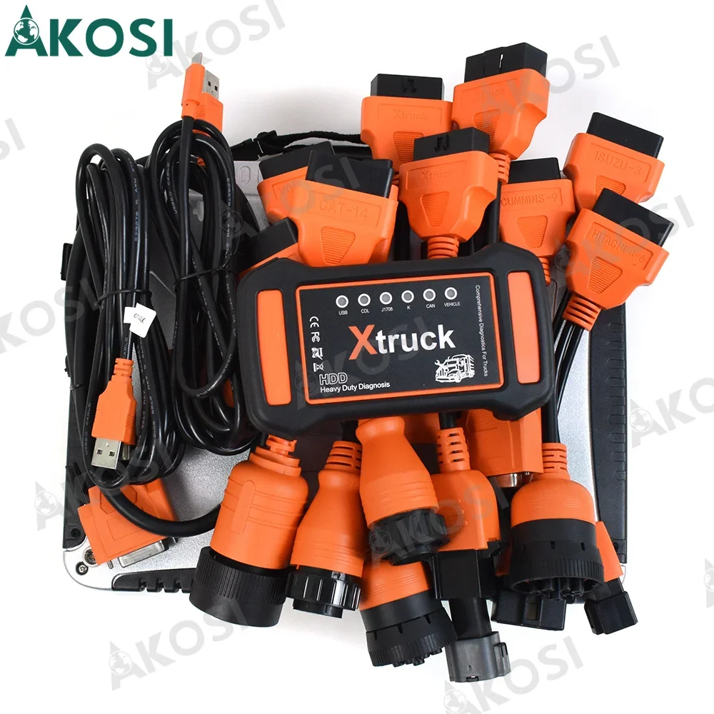 Адаптер сканера OBD2 для тяжелых грузовиков полнофункциональные диагностические