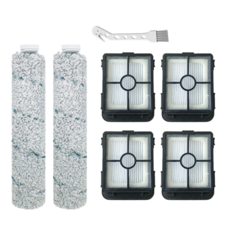 

7PCS Roller Brush Filter Set for Bissell Crosswave Cordless Max Series 2554A/2765Z/2767Z Wet Dry Vacuum Cleaner Parts