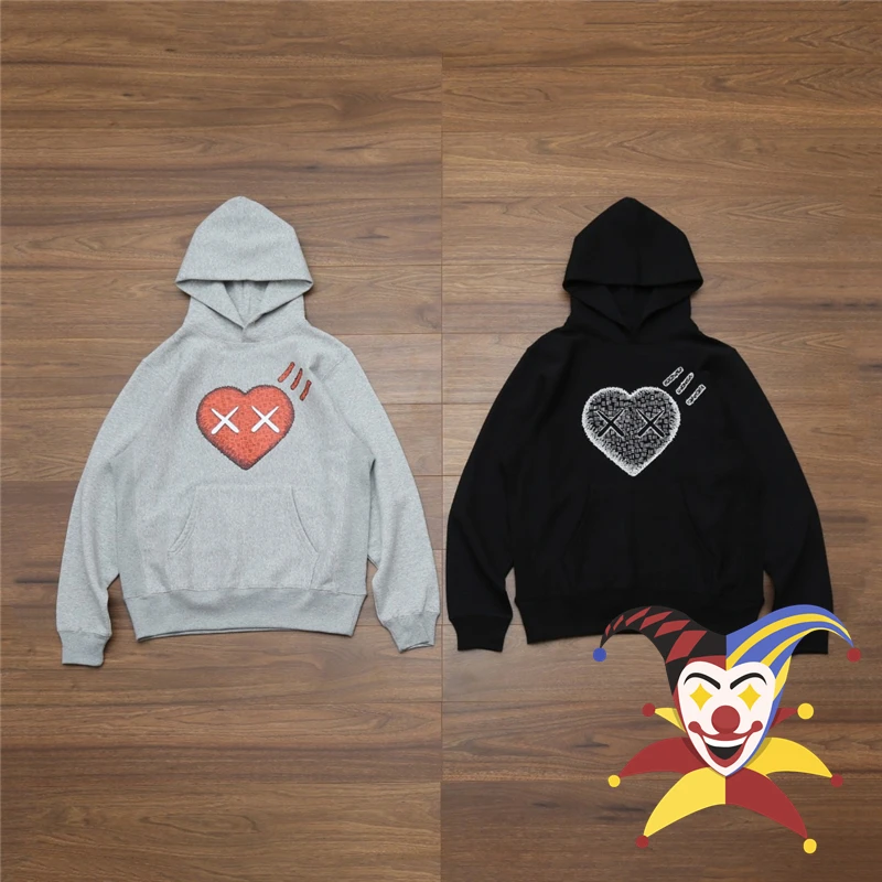 

2022ss Human Made Hoodie Men Women High Quality Heart Print Human Made Sweatshirt Pullover