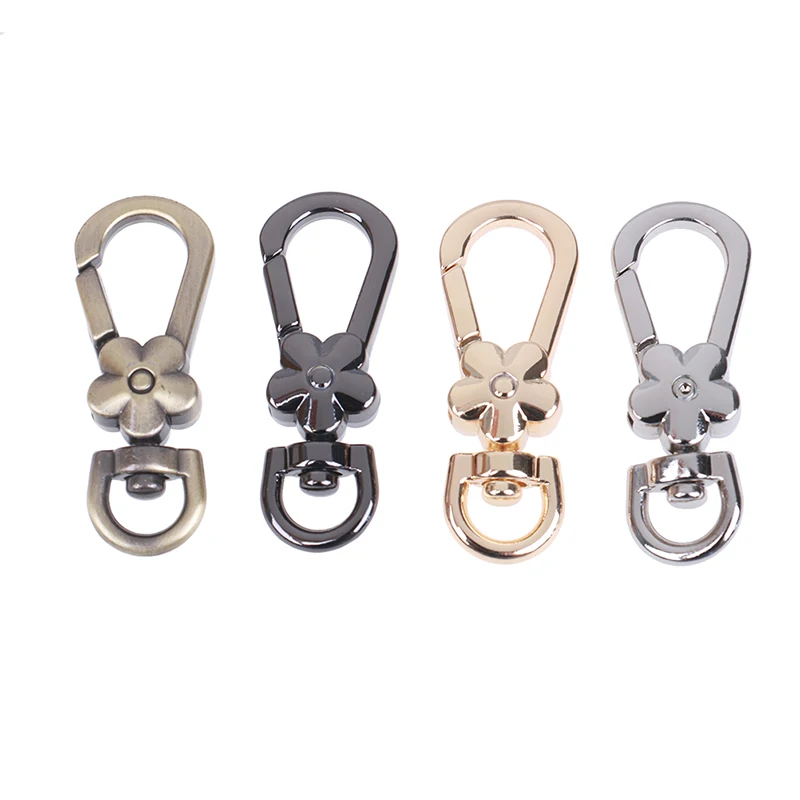 

Handbags Clasps Handle Flower Lobster Metal Clasps Swivel Trigger Clips Snap Hooks Bag Key Rings Keychains Bag Accessories