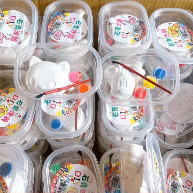 Гипсовая кукла искусственная граффити картина белая заготовка цветной подарок