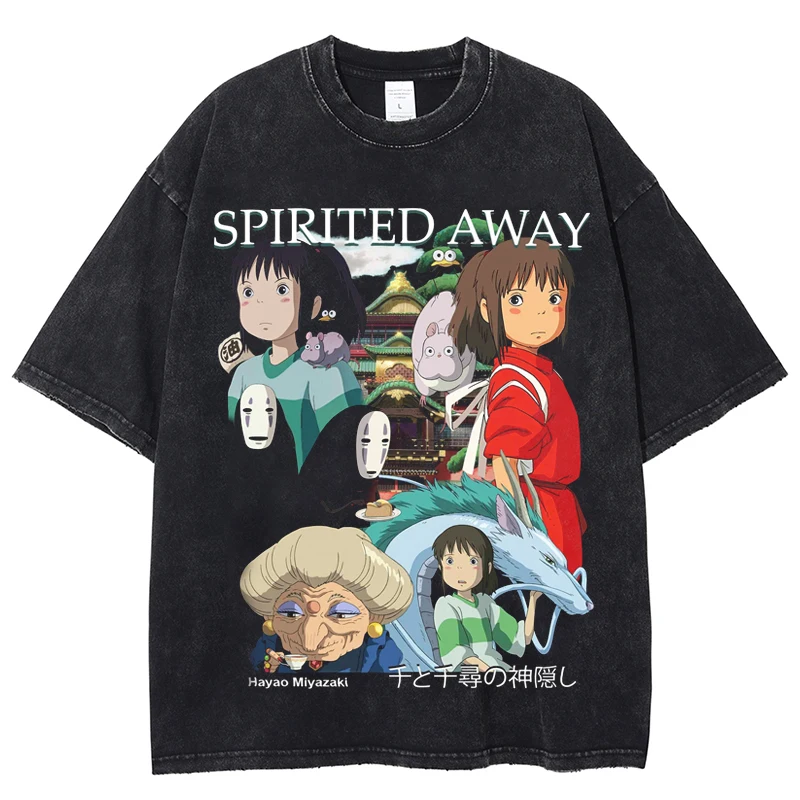 

Футболка Мужская/женская с эффектом потертости, хлопковая винтажная уличная одежда с коротким рукавом, уличная одежда в стиле Харадзюку, топы унисекс