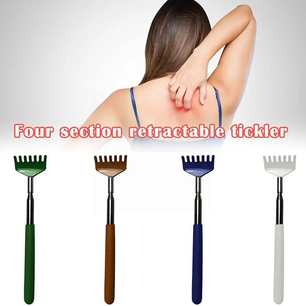 

Telescopic Back Scratcher Telescopic Extendable Cool Itch Clip Back Pen Scratcher Massager Handy Pocket Relaxation P2z9