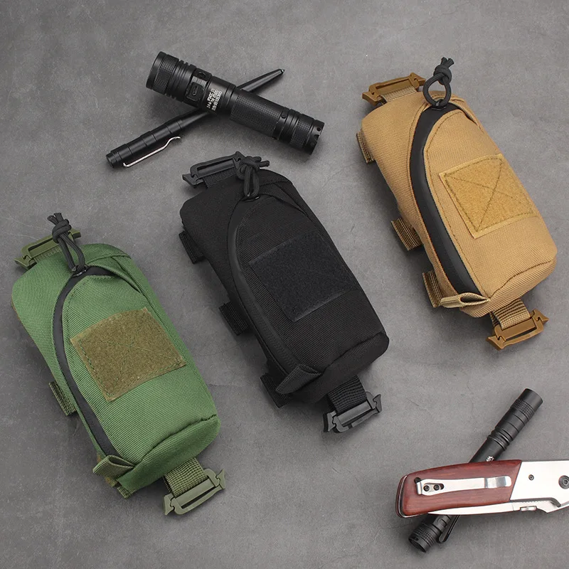 Тактическая сумка Molle Military Tool Bag для телефона, аксессуаров для охоты с плечевым ремнем, компактная для походов на открытом воздухе.