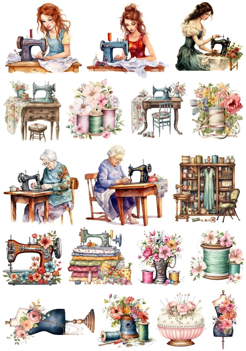 

Набор наклеек для детского шитья BLINGIRD