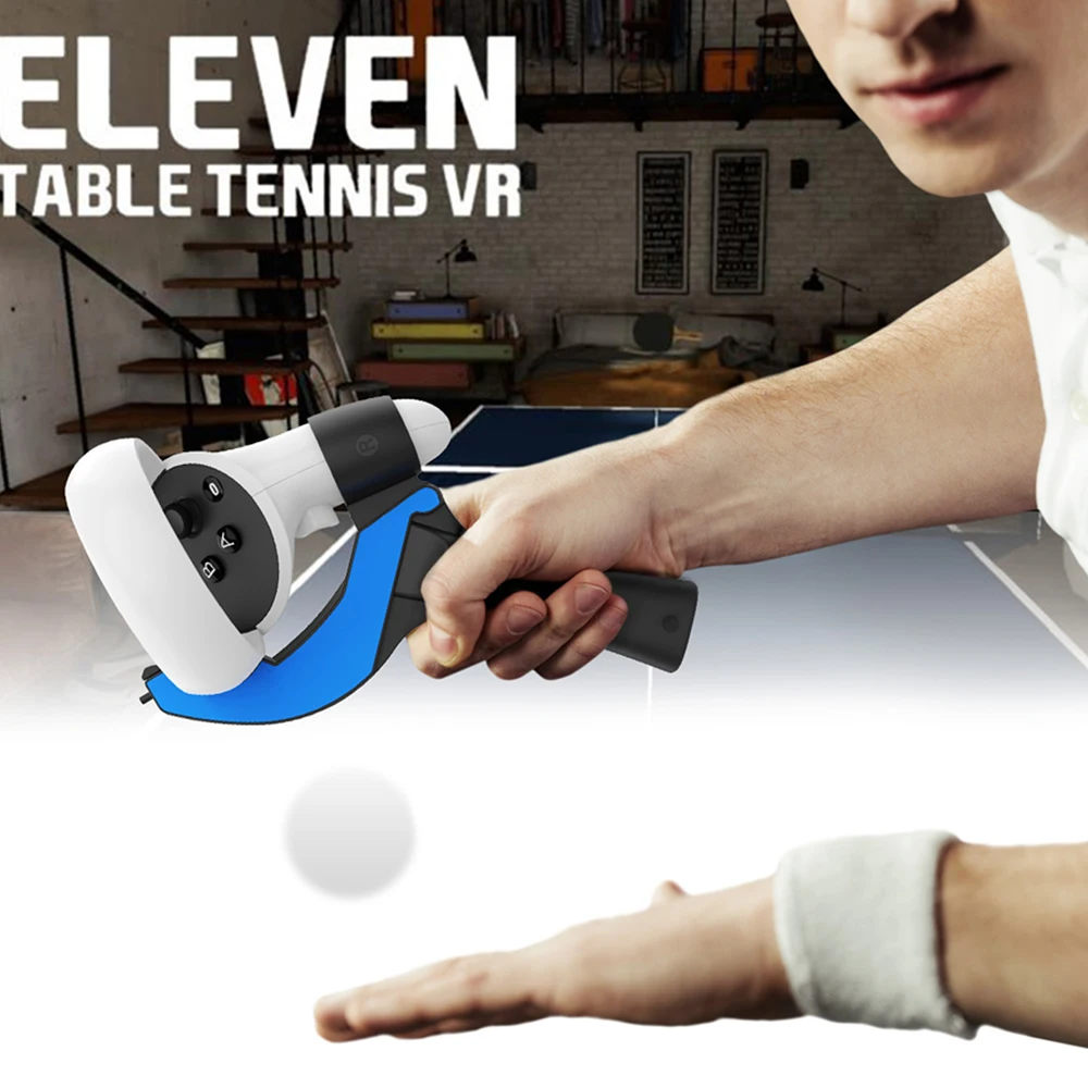 VR Controller Paddles Handle for Oculus Quest 2 Table Tennis Paddle Controllers Playing Table Tennis VR Game Tennis Table