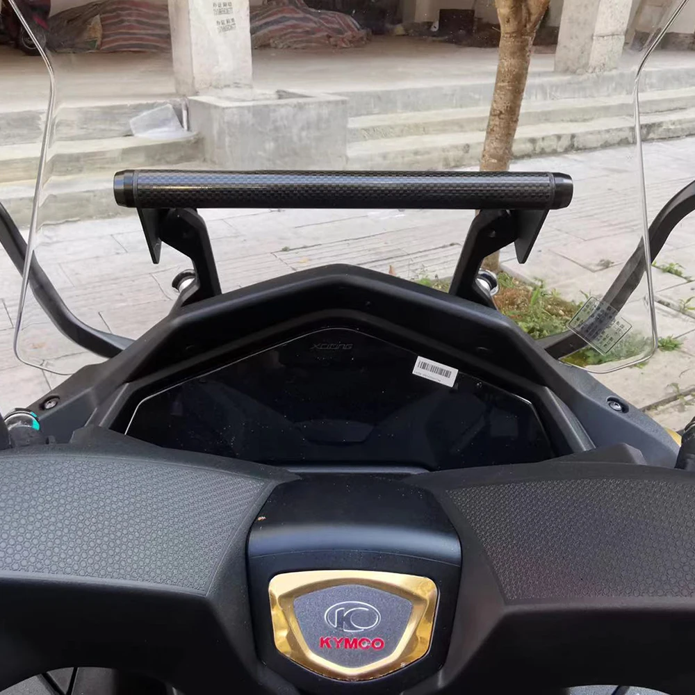 Фото Новый кронштейн для мотоцикла KYMCO DTX125, UBS, кронштейн для мобильного телефона, кронштейн из углеродного волокна для Kymco 125DTX DTX 125 №2