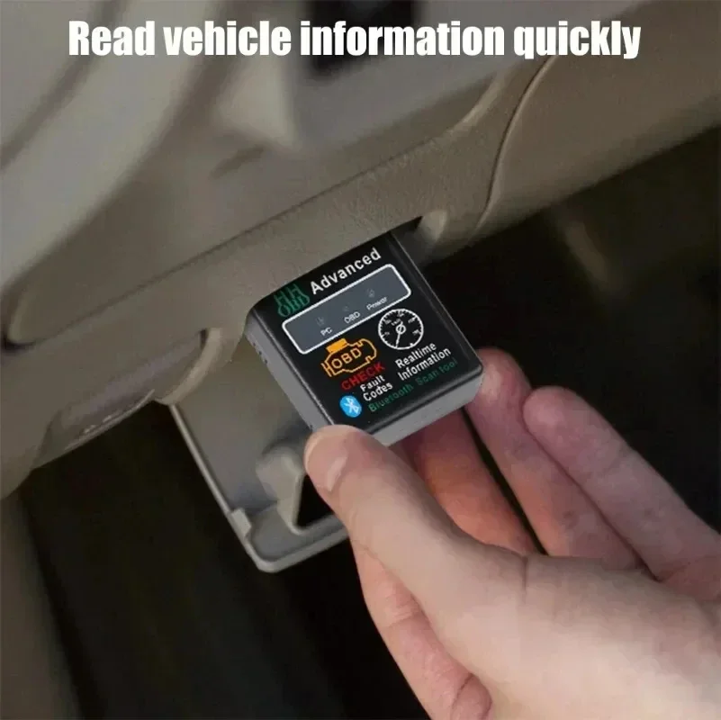 Bluetooth-совместимый автомобильный сканер OBD2 Elm327 Android IOS Windows V1.5 считыватель кодов OBDII