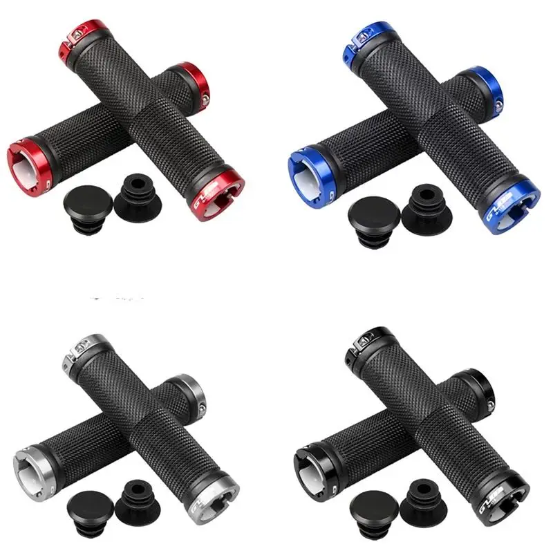 

With lock GUB 113 mtb grips ciclismo bicycle cycling handlebar with Alloy and rubber manopole
