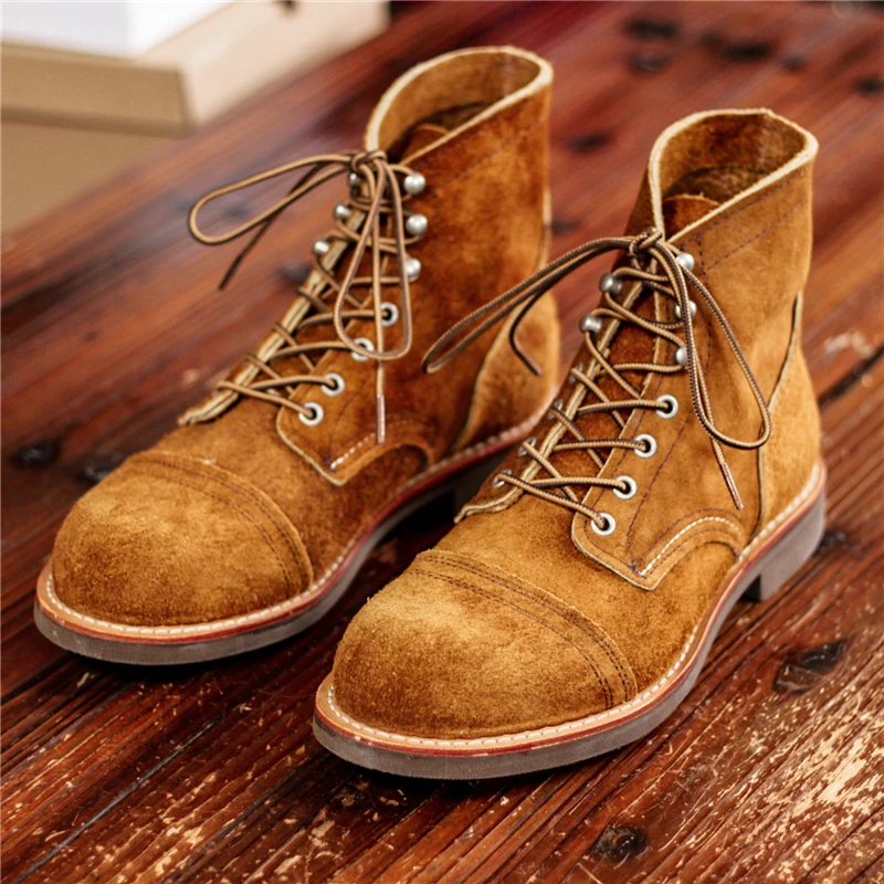 New 8111 Goodyear Men Cow Leather Shoes 