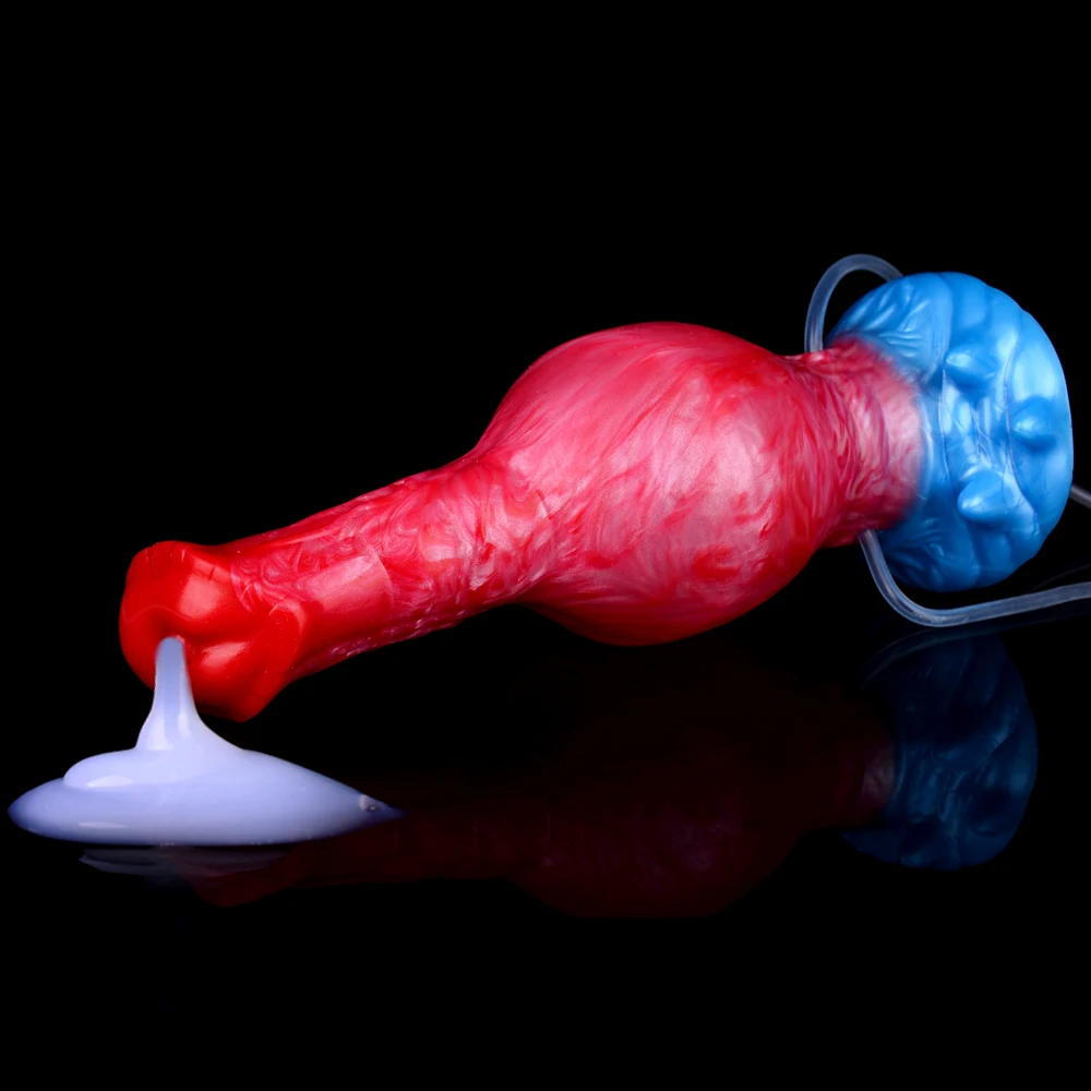 SMMQ Monster Squirting Dildo надувной анальный штекер с большим узлом женский мастурбатор