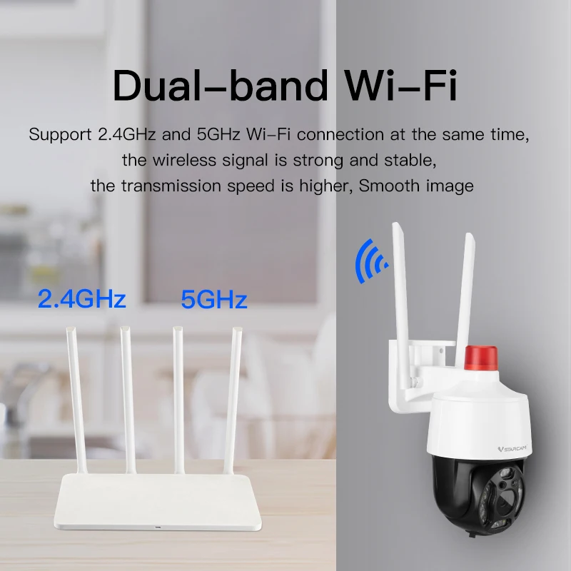 Цена Vstarcam Новая Wi-Fi 5X 5MP полноцветная PTZ IP-камера ИК цветная Ночная ONVIF Водонепроницаемая скоростная система видеонаблюдения с автоматическим отс...