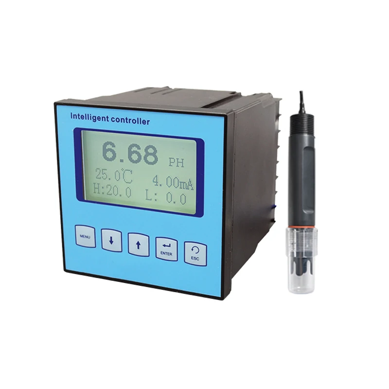 

Industrial online PH/ORP meter PH-280 acidity Alkali controller with sensor