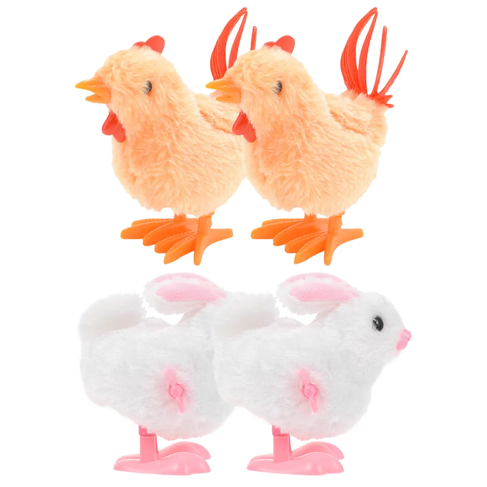 

Wind-up Toy Baby Kids Toy's For Kids Walking Bunny Rooster Animal Kids Rabbit Chicken Chicks