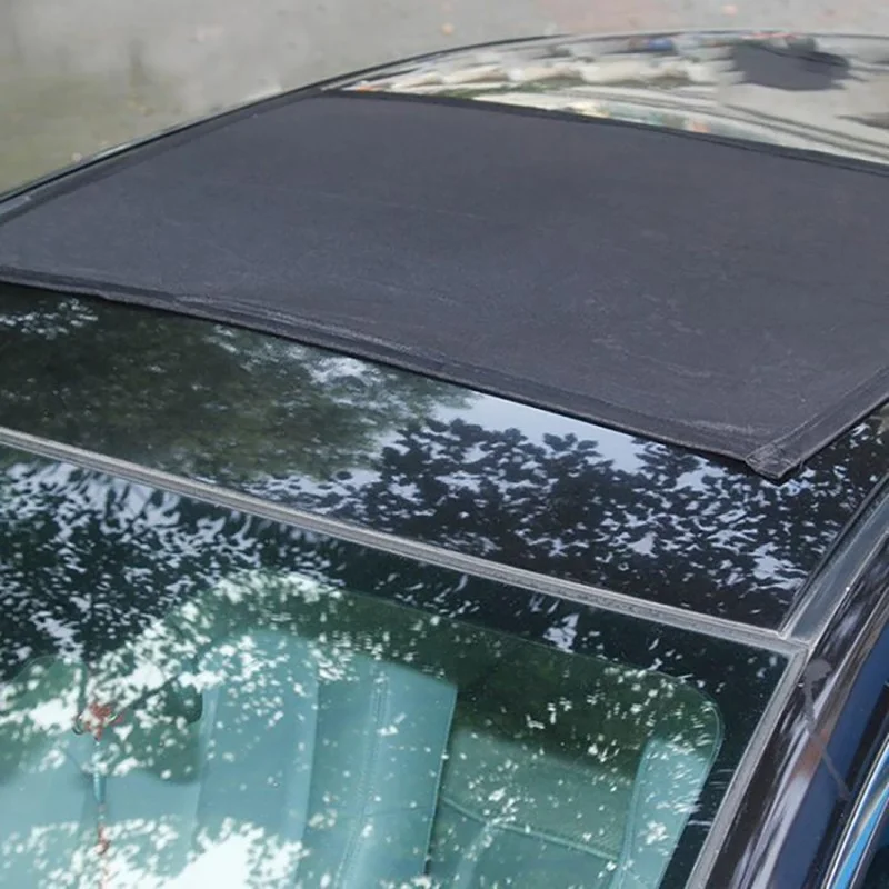 

Magnetic Car Sunroof Sun Shade Breathable Mesh, Car roof Cover for Overnight Camping, UV Sun Protection When Parking on Trips