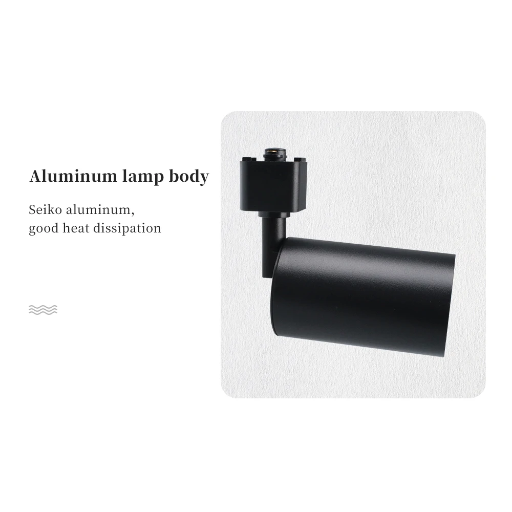 Светодиодный Трековый светильник GU10 Интерфейсный настенный направляющий