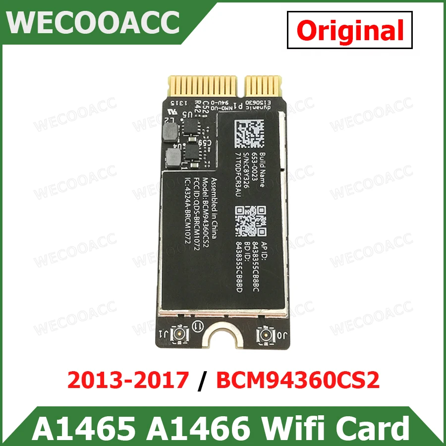Оригинальная Bluetooth Wifi карта для Macbook Air A1466 A1465 2013 2014 2015 2017 BCM94360CS2 | Компьютеры и офис
