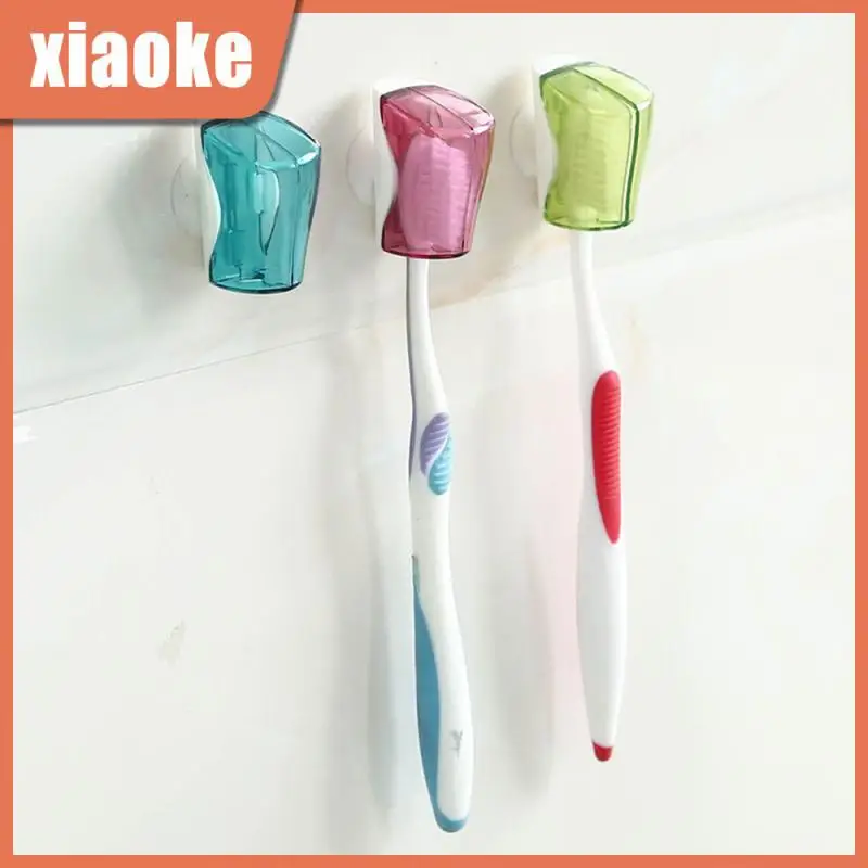 

Travel Wall Mount Bathroom Accessories Toothbrush Holder Open-close Toothbrush Sets Family Toothbrush Holders Hotel Bathroom
