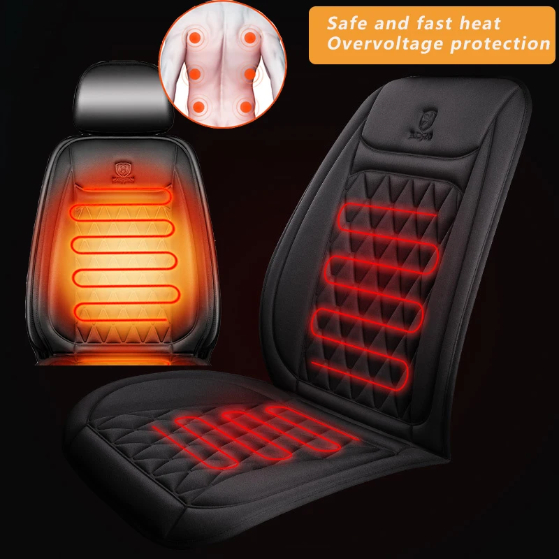 

12V/24V Car Seat Heater Heated Car Seat Cover Warm Car Heating Mat Universal Winter Electric Heated Seat Cushion