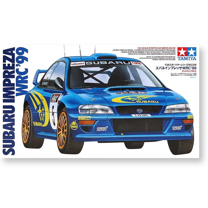 

1/24 Subaru Impreza WRC99 Rally Car 24218
