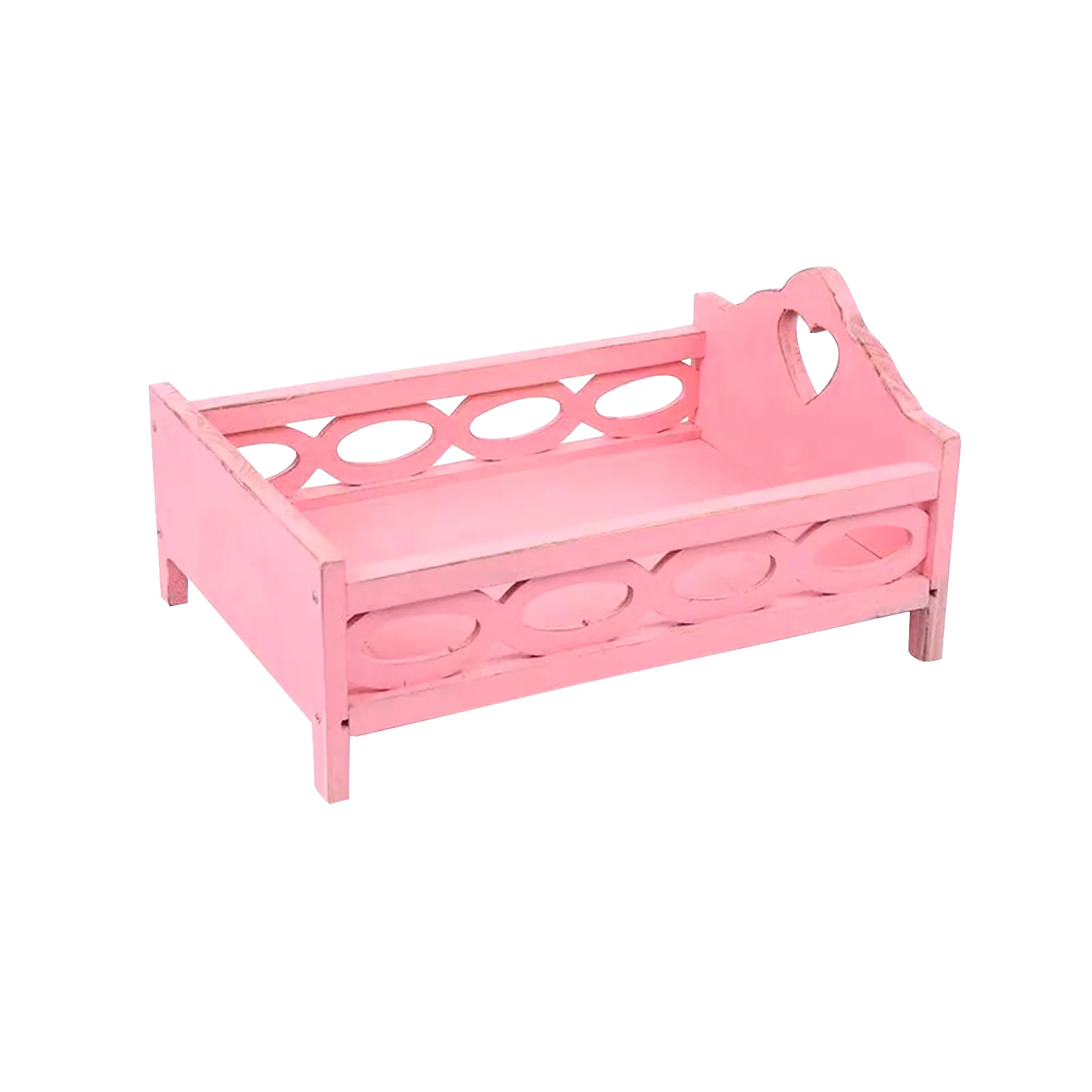 

Newborn Vintage Accessories Cute Posing Props Studio Crib Portable Gift Baby Photography Bed Small Background Wooden Cot
