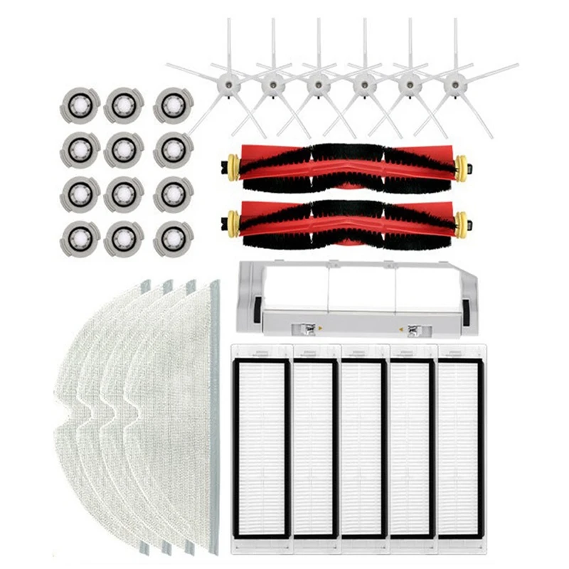 

Robot Vacuum Spare Parts Replacement Part Main Side Brush Hepa Filter Mop For Xiaomi Roborock S5 S50 S5 Max S6 S6 Maxv S6 Pure
