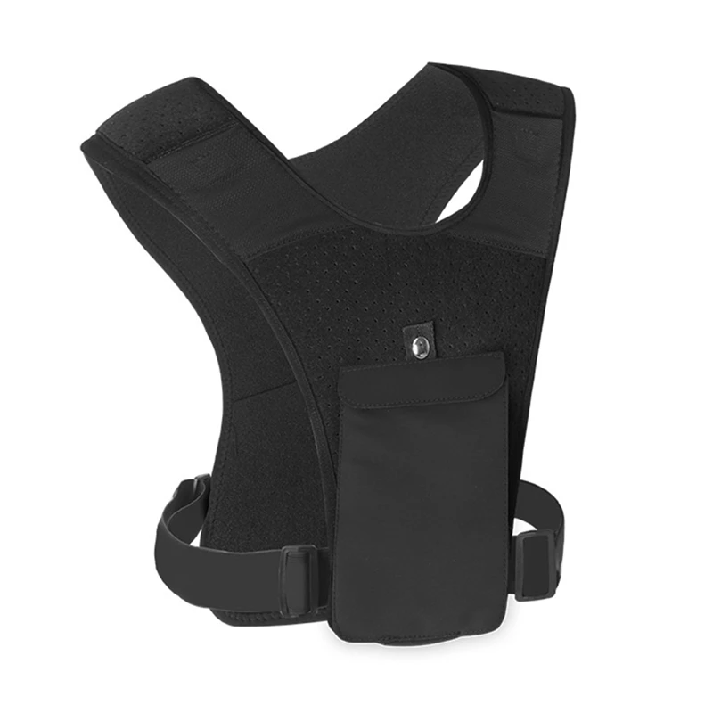 

Lightweight Running Vest,Chest Phone Holder Adjustable Waistband, Breathable And Heat Disspation,Running Cycling Travel