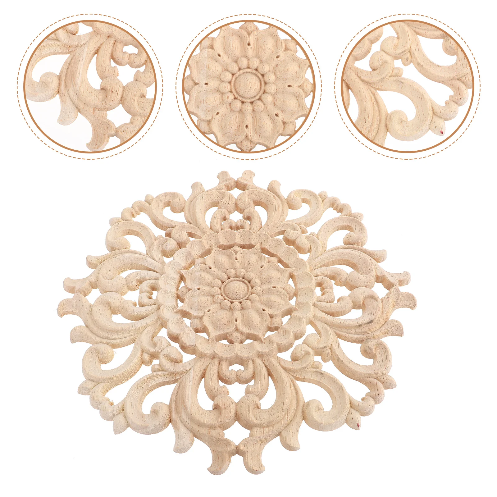 

Furniture Decoration Onlay Applique Ornament Carved Onlay Applique Carving Applique Decal for Home Shop Store