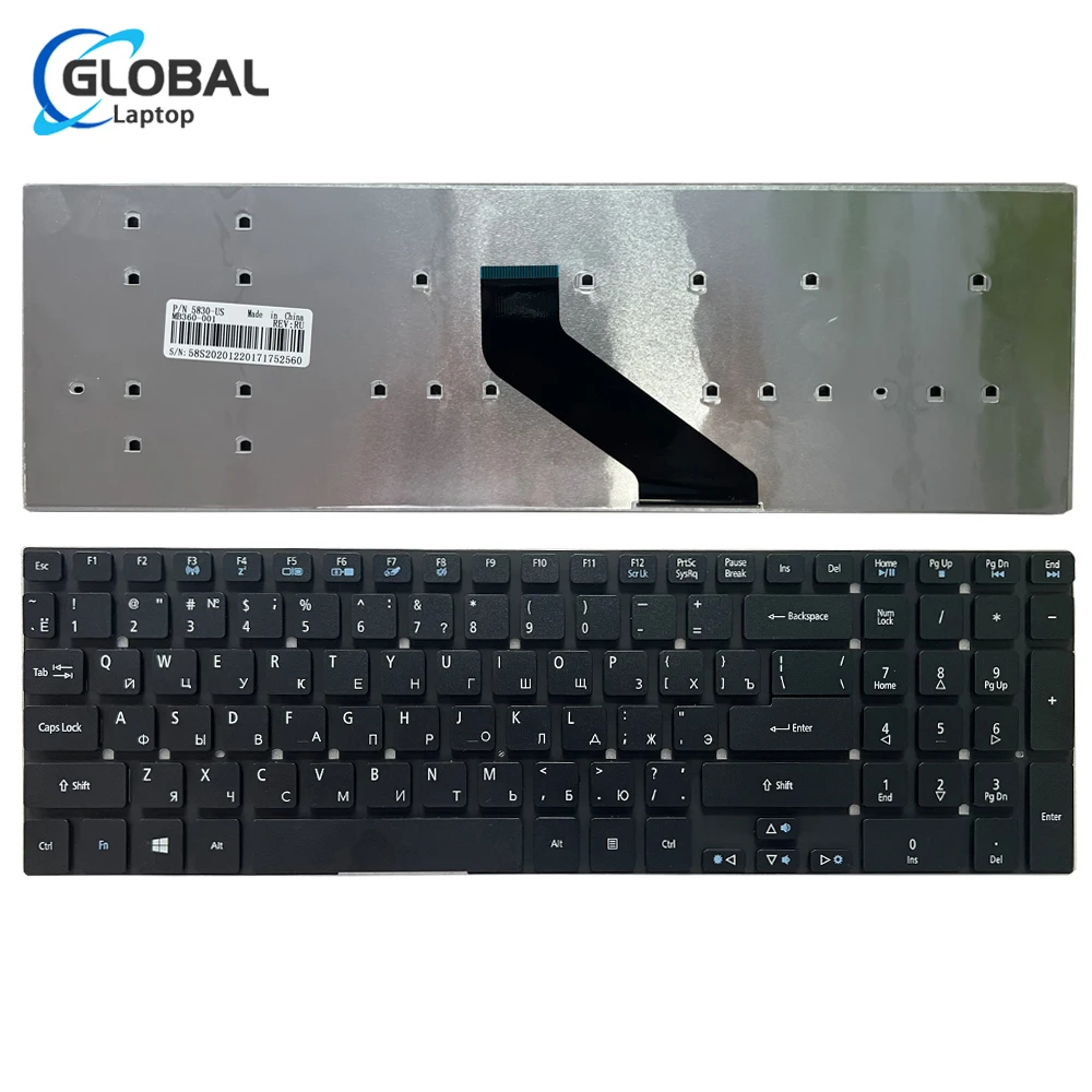 

New Russian Keyboard For Acer Aspire E1-522 E1-522G E1-510 E1-530 E1-530G E1-570 E1-570G E1-572 E1-572G E1-731 E1-731G Laptop RU