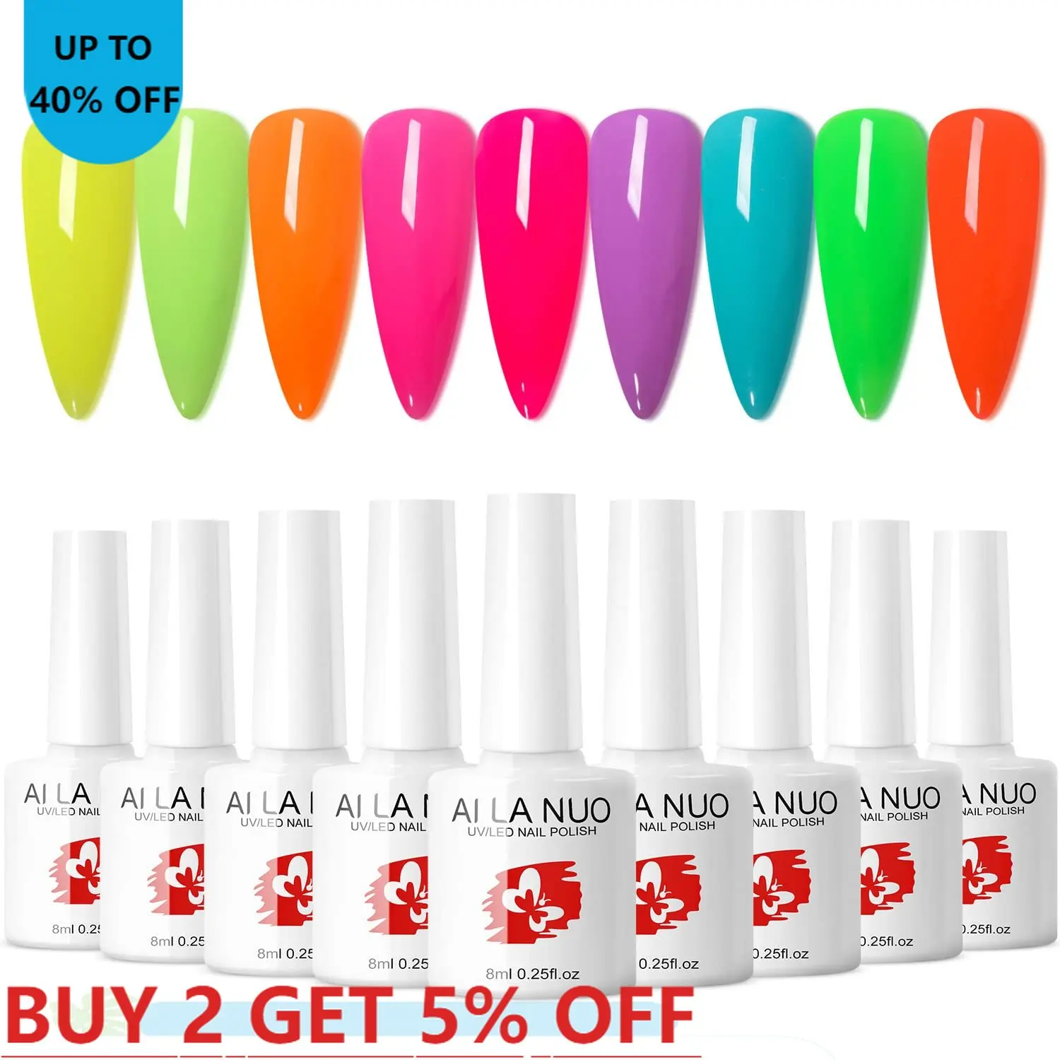 

8/9 шт./компл. летний зеркальный стеклянный флакон полуперманентный УФ-Гель-лак флуоресцентный желтый зеленый синий Гель-лак