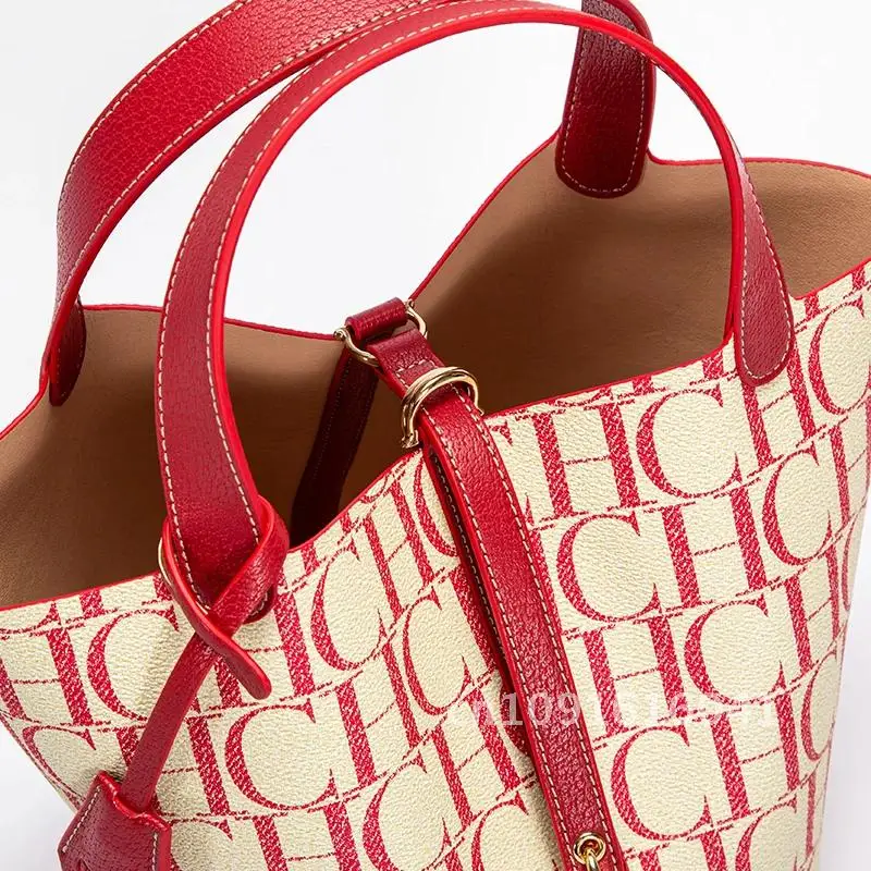 Дизайн с принтом алфавита большая вместительная женская сумка через плечо