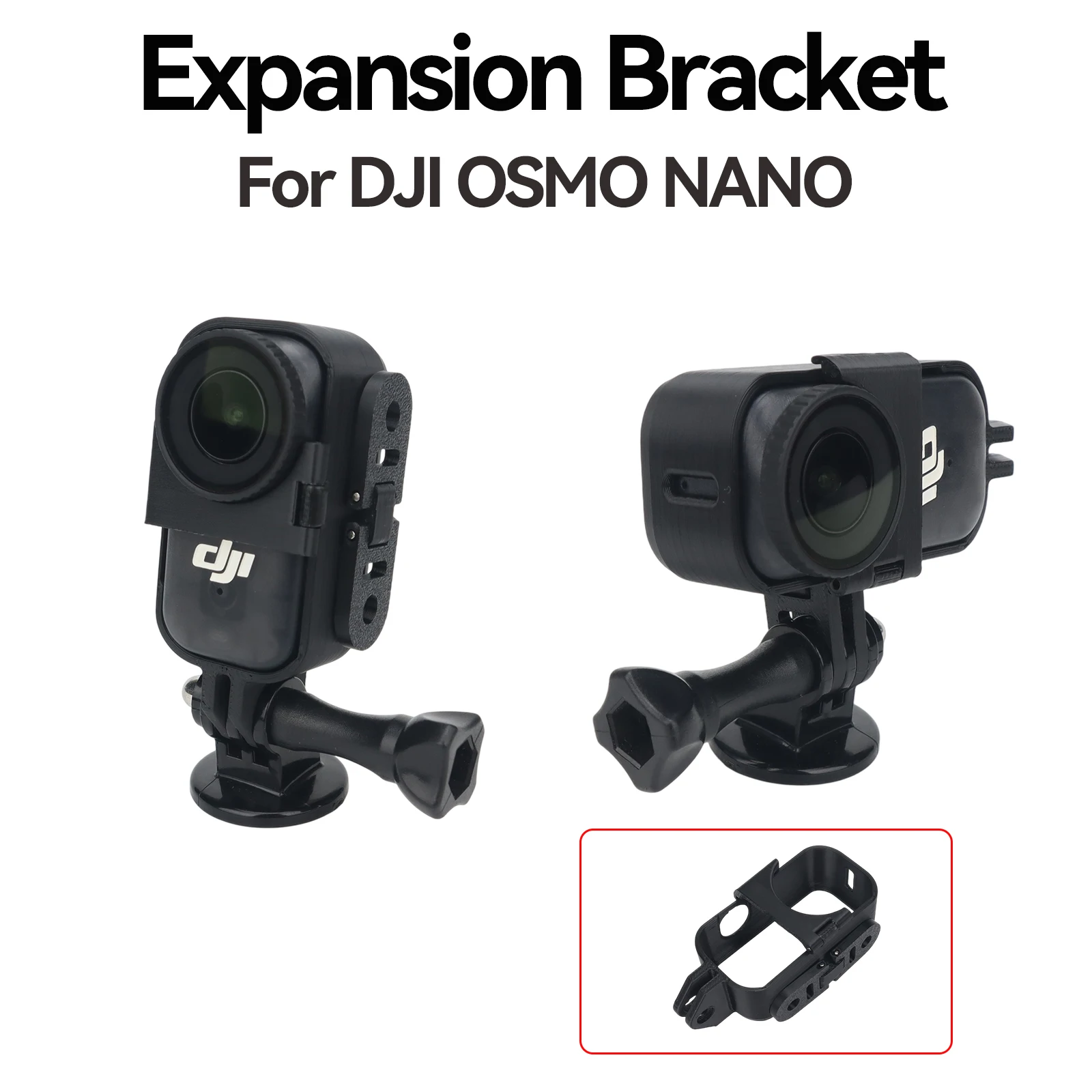 Фото Защитный чехол-рамка для DJI OSMO NANO, горизонтальный/вертикальный кронштейн для расширительного каркаса для DJI Osmo Nano, аксессуары №1