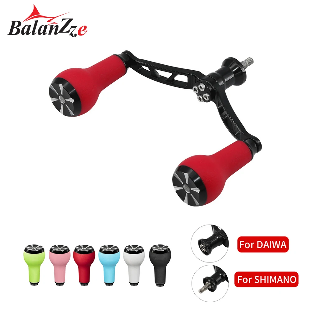 

Balanzze TPE Knob Handle For Shimano DAIWA Baitcast Reel Tuning Knob for Baitcasting Spinning Reel Grip Under Wet Fishing Knob