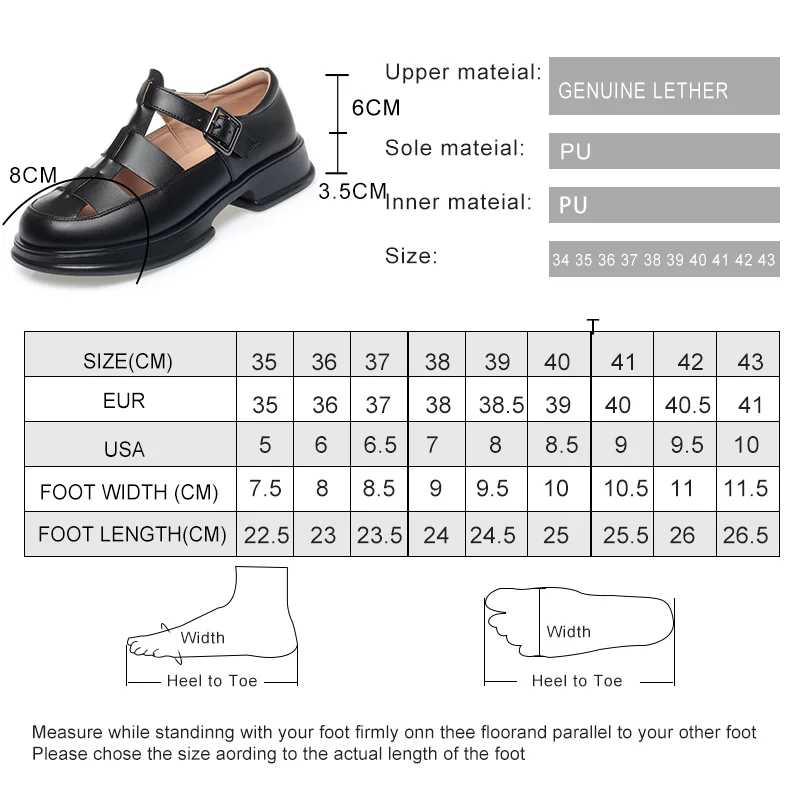 AIYUQI Roman Sandals Women Spring 2023 New Genuine Leather Women's Sandals Openwork Platform Female Gladiator Sandals