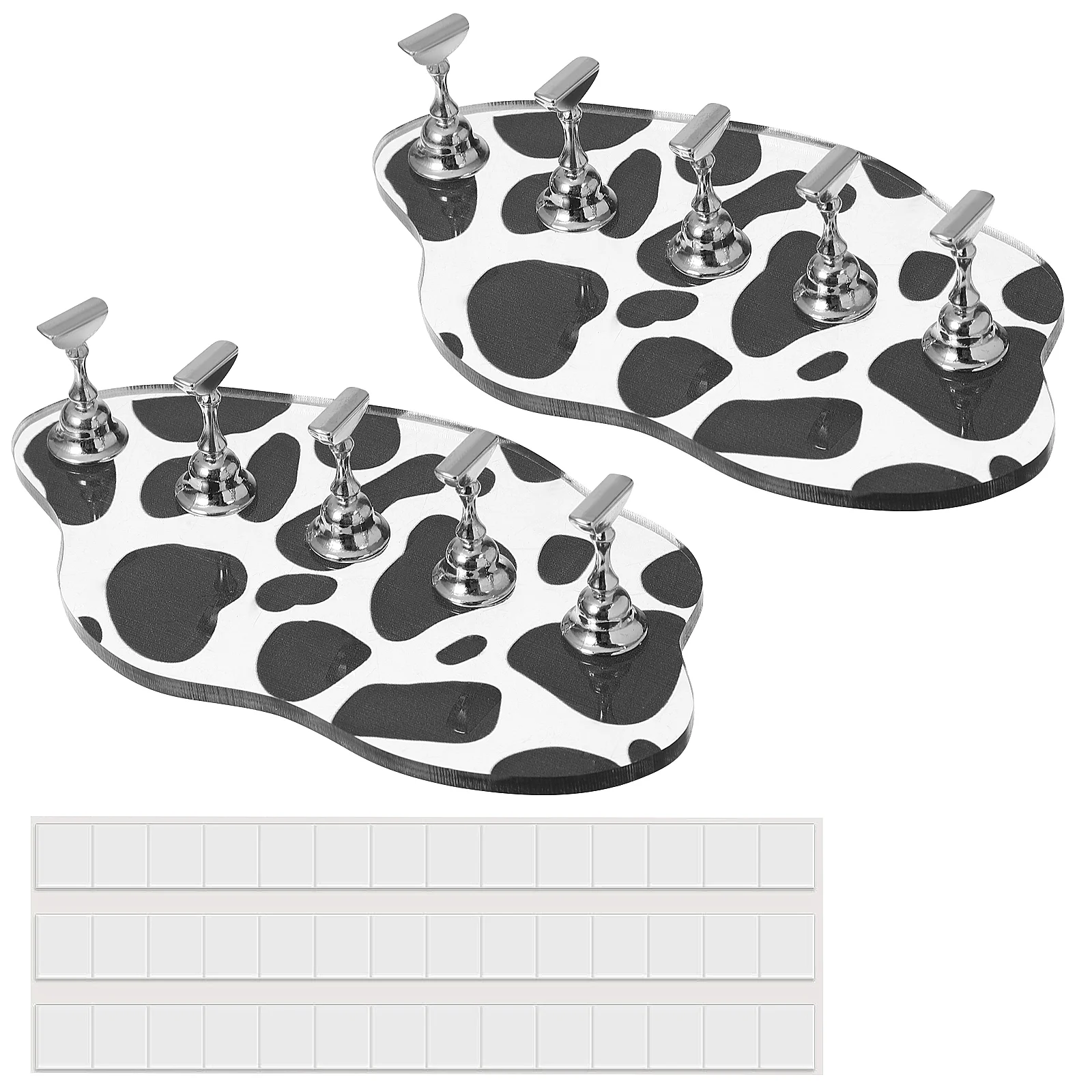 

Держатель для искусственных ногтей из глины 2 шт. для рисования, утолщенные аксессуары, магнитный пресс