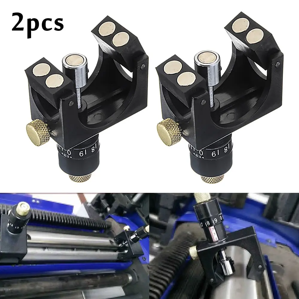 

2Pcs Adjustment Wood Planer/Jointer Knife Setting Jig Magnetic Planer Blade Setting Jig Gauge Carpentry Woodworking Tools