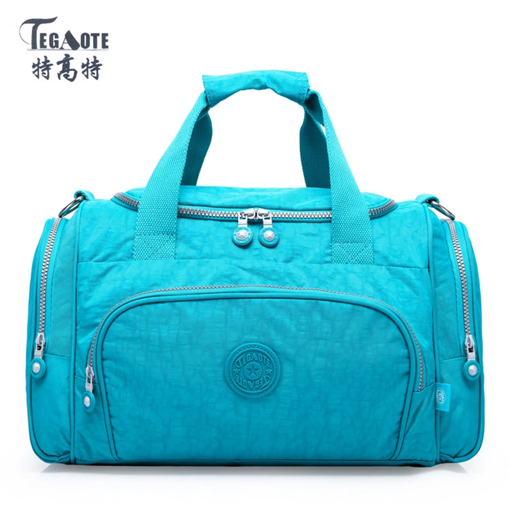 TEGAOTE luggage bag Women Large Capacity Travel Bag Men Nylon Waterproof Fashion zipper storage bags laptop hand bags Outdoor