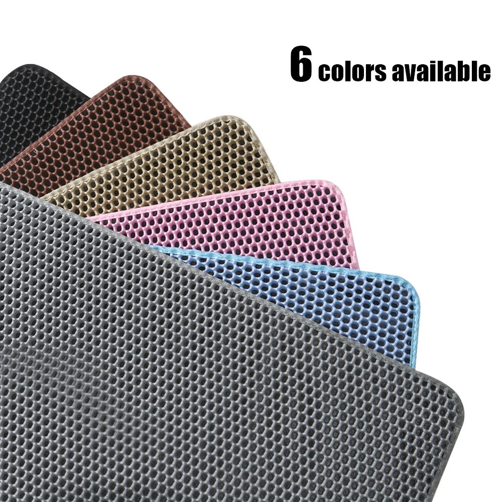 

Double Non-slip Bed Box Pad Gather Cat Litter Layer Mat Sand Pad Mat Pet Litter Accessories Cat Mat Washable Clean Pet Pet