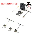 HappyModel 2,4G ExpressLRS стартовый набор ES24TX 2,4G Micro TX с 3 шт. 2,4G EP1 EP2 EPW5 RX для радиоуправляемых летательных аппаратов FPV дронов дальнего радиуса действия