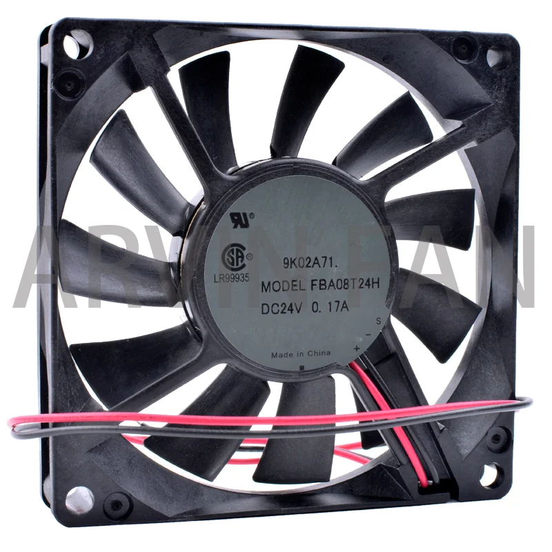 Новый оригинальный FBA08T24H 8 см 8015 дюйма 80x80x15 мм 80 мм вентилятор 24 В постоянного тока 0,17 а инвертор мощности сервера охлаждающий вентилятор