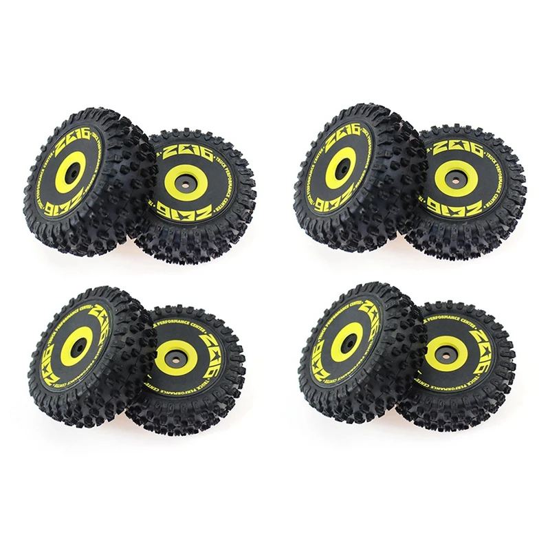

8Pcs Front And Rear Wheel Tire Tyre For Wltoys 144001 144010 124016 124017 RC Car Upgrade Parts Spare Accessories