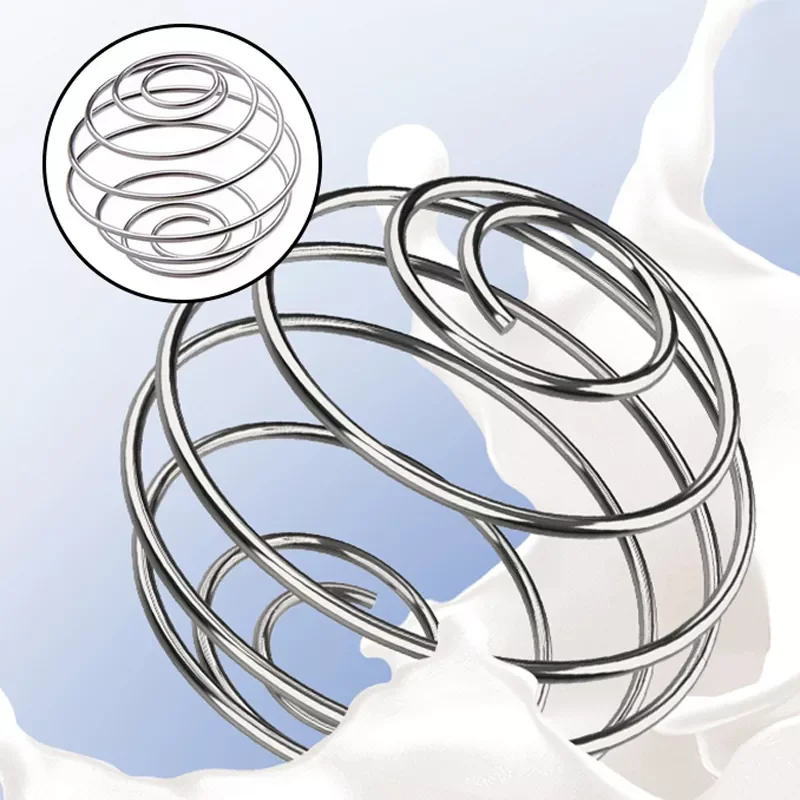 

Quality Milkshake Protein Shaker Ball Wire Mixer Mixing Whisk Stainless Steel Spring Balls Mixing Ball Kitchen Tools