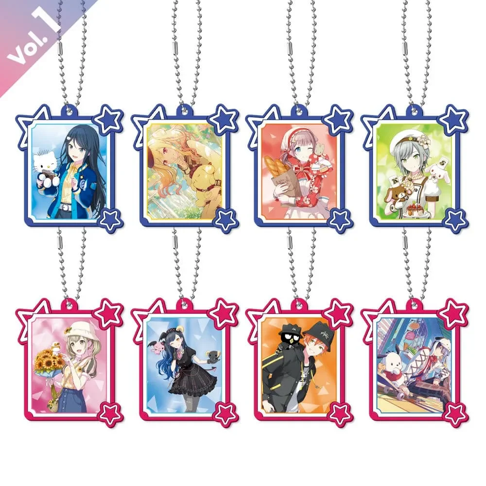 Фото SEKAI PROJECT Game PJSK LEO/NEED Ichika Saki Honami Shiho VBS Vivid BAD SQUAD Akito Toya Kohane Оригинальный резиновый брелок №1