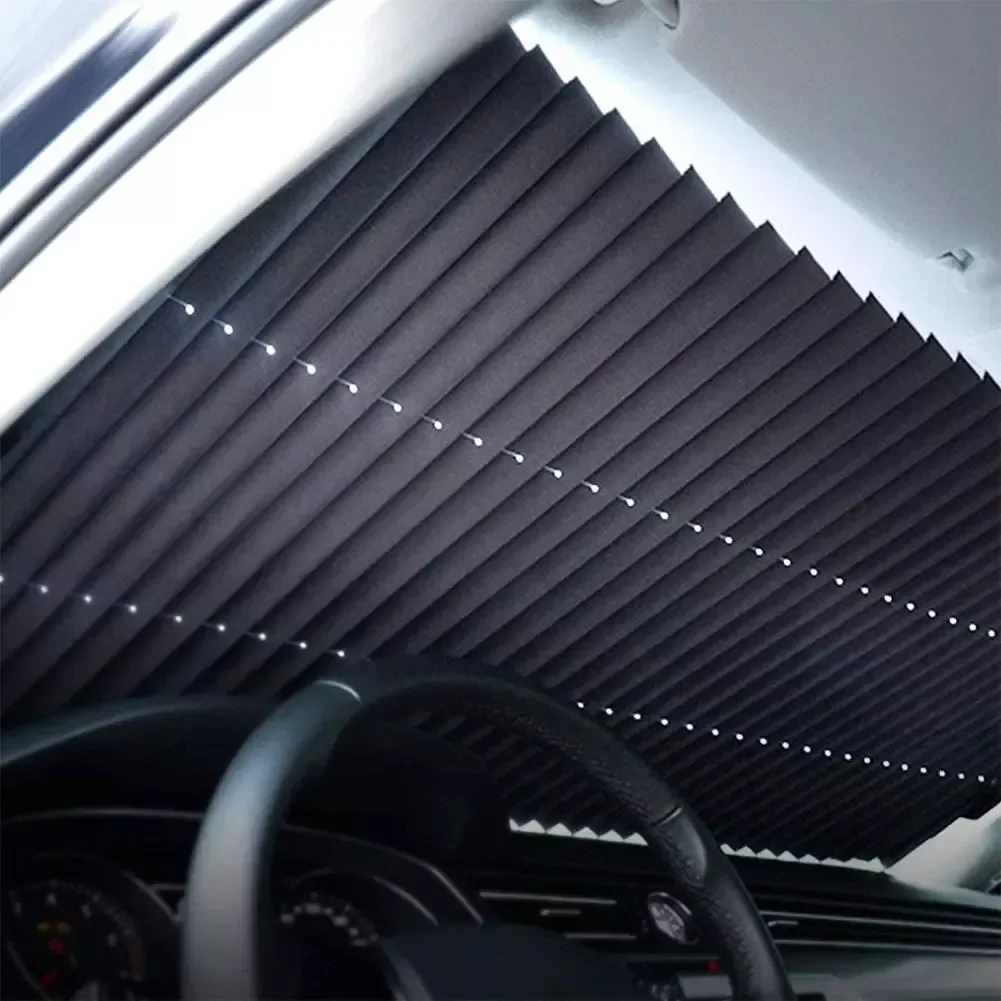 

Protector Foldable Auto Parasol Front&Rear Window Sun Visor Winshield Sun Shade Protection Covers Automotive Go