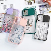 funda case for iphone 13 pro max case iphone 11 12 pro max xr 7 8 6s plus 12 mini xs max x se 2 3 cover slide shockproof flower