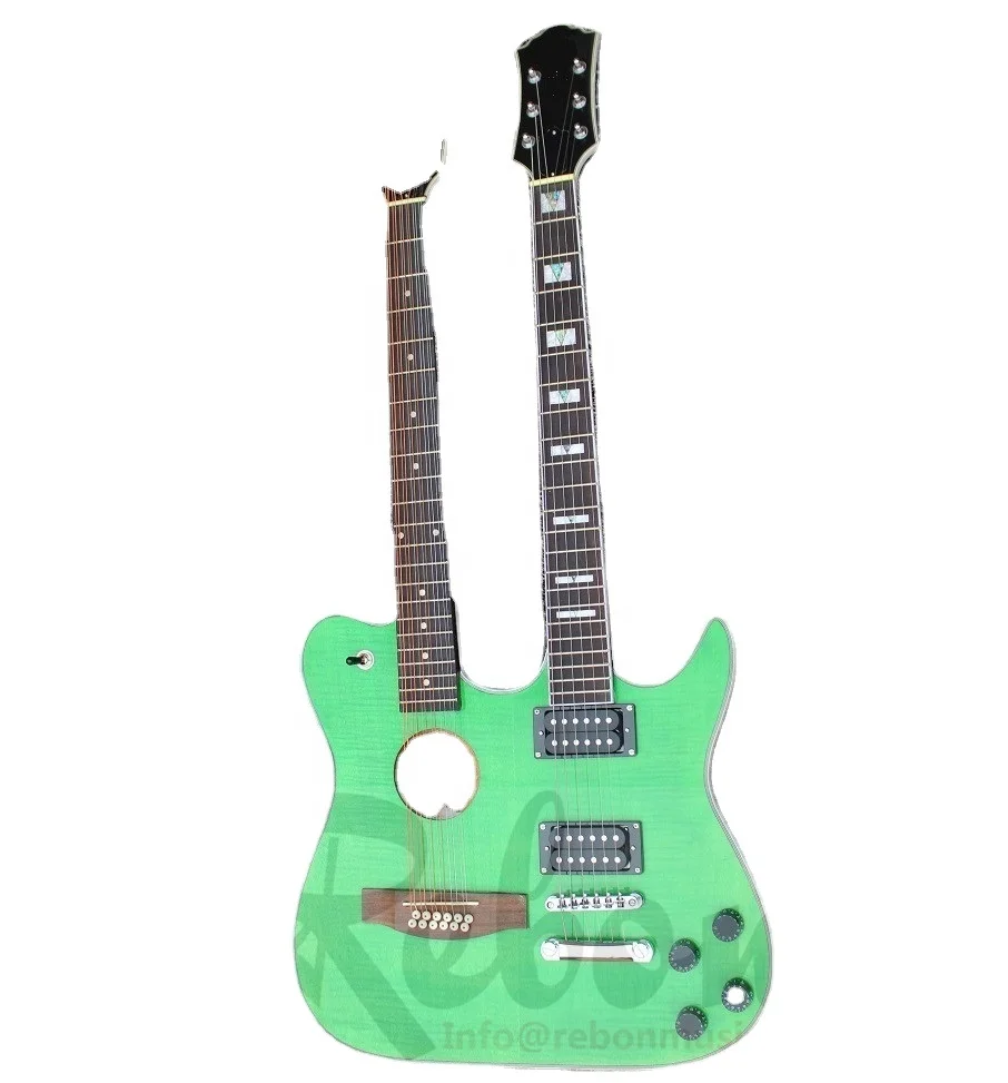 

Double neck Acoustic electric guitar