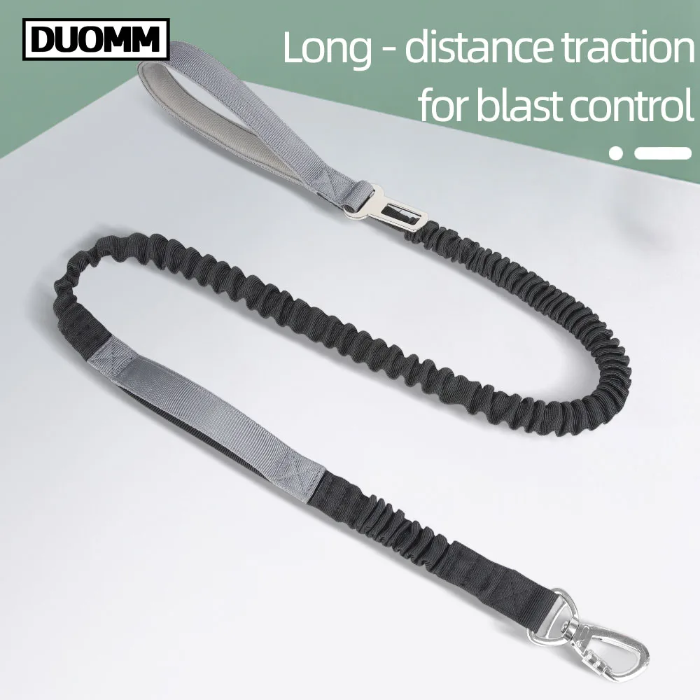 

Dog Leash with 2 Handle Quick Release Safety Dog Leash Elastic Leads Rope Dog Training Walking Leashes