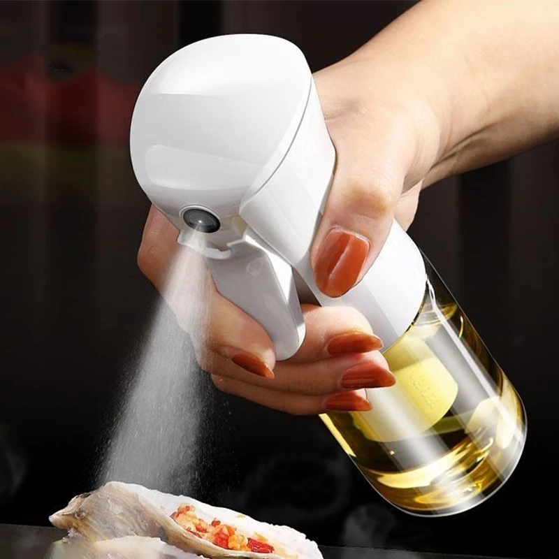 

220ml Kitchen Household Olive Oil Edible Oil Spray Can Glass Oiler