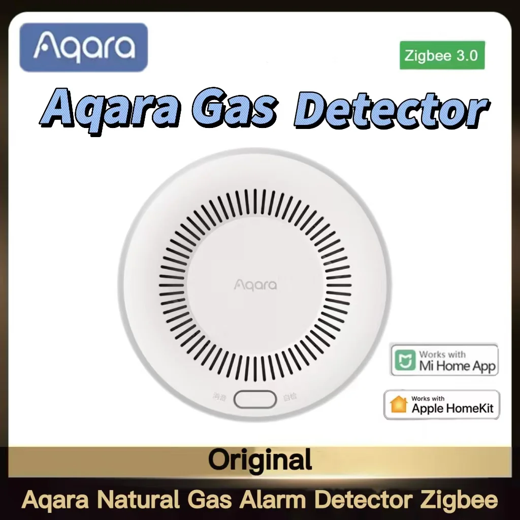 

Aqara Smart Natural Gas Detector Zigbee Gas Leak Alarm Intelligent Linkage Smart home security For Xiaomi mi home AppleHomekit