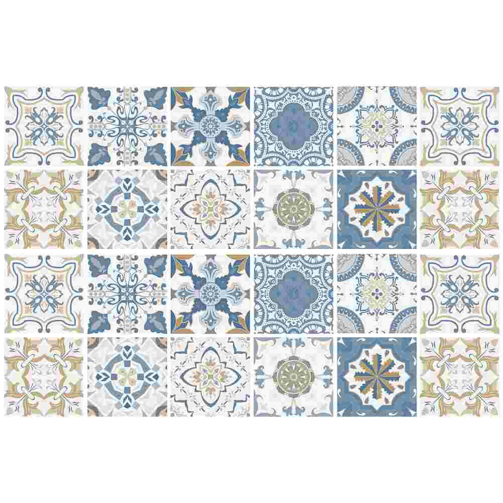 

Tile Sticker Wall Stickers Decals Backsplash Removablefloor Home Wallpaper Plank Adhesive Cupboard Pvcpaste Vinyl Peel Film